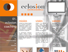Tablet Screenshot of eclosioncoaching.com